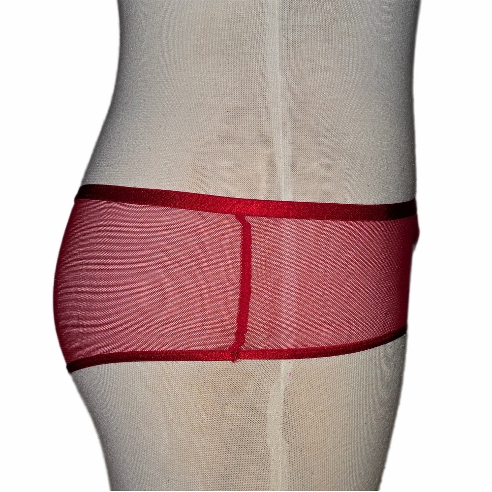 Victorias Secret Very Sexy Cutout Cheeky Panty - Metal Heart Hardware - Sz Small - Picture 4 of 6